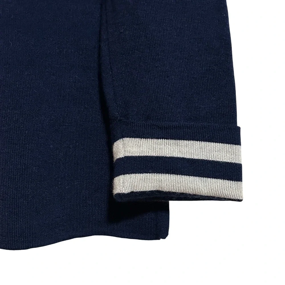 J.Crew Wool Blazer Jacket,‎ Navy, Women's Small, 2-Buttons
